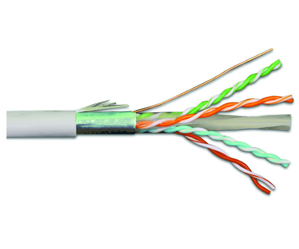 【清華同方ROTA六類屏蔽網(wǎng)線】6類4對(duì)屏蔽雙絞線 CC71004FP